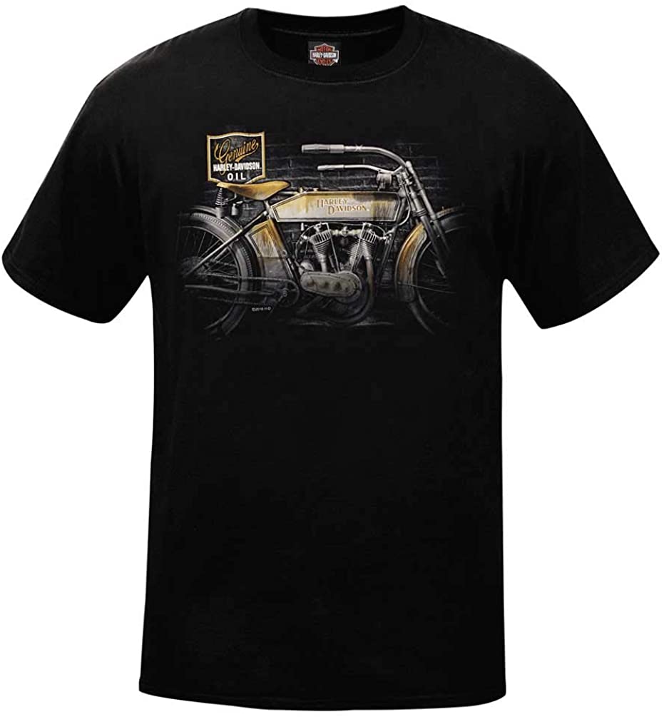 Harley-Davidson Men's Better with Time Vintage Crew-Neck Short Sleeve T-Shirt