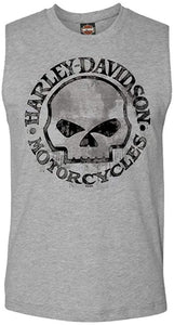 Harley-Davidson Men's Willie G Skull Muscle Tank Top Sleeveless Tee 30296650