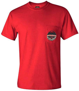 Harley-Davidson Men's Integrity H-D Chest Pocket Short Sleeve Cotton Tee - Red