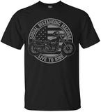 Wisconsin Harley-Davidson Biker Mens Social Distance Machine Short Sleeve Graphic T-Shirt, Black