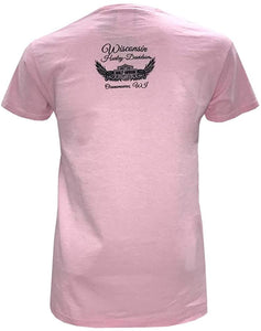 Harley-Davidson Women's Bar & Shield Logo Crew-Neck Short Sleeve T-Shirt, Pink