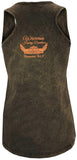 Harley-Davidson Women's Embellished Script Sleeveless Tank Top, Rust Black