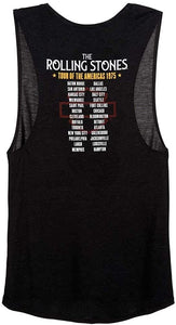 Harley-Davidson Women's Rolling Stones America Tour Sleeveless Tank Top - Black