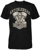 Harley-Davidson Men's Knucklehead Engine Authentic T-Shirt Black 30298302