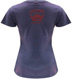 Harley-Davidson Women's Wrath Scoop Neck Short Sleeve Tee - Purple Wash