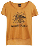 Harley-Davidson Women's Rolling Stones Jet Eagle Short Sleeve High-Low Hem Tee