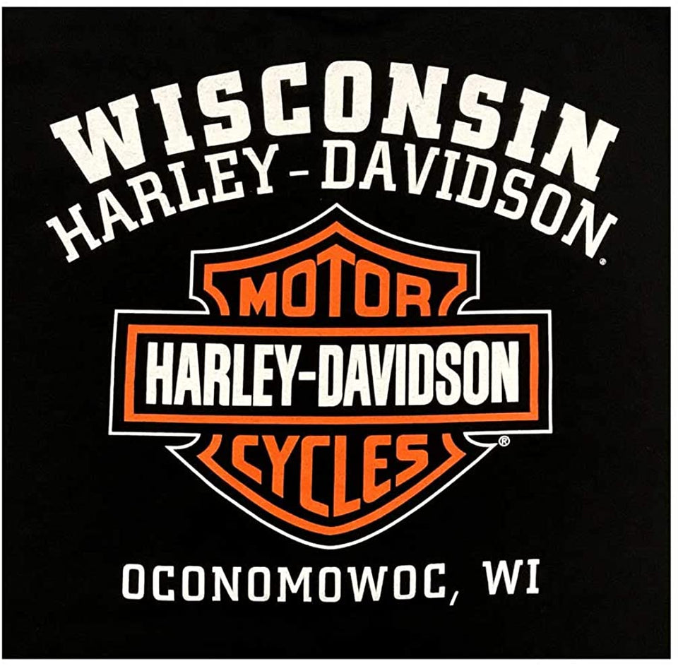 Harley-Davidson Men's Custom Freedom Sleeveless Crew Neck Muscle Shirt - Black