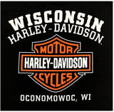 Harley-Davidson Men's Custom Freedom Sleeveless Crew Neck Muscle Shirt - Black