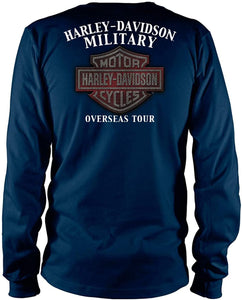 Harley-Davidson Military - Men's Graphic Long-Sleeve T-Shirt - Overseas Tour | Patriot Eagle