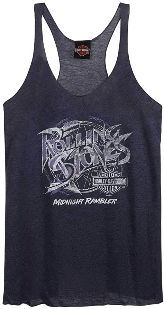 Harley-Davidson Women's Rolling Stones Midnight Rambler Sleeveless Tank Top