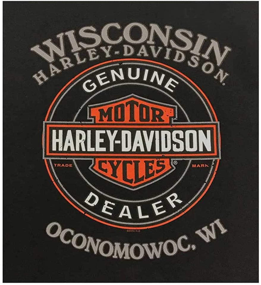 Harley-Davidson Men's Better with Time Vintage Crew-Neck Short Sleeve T-Shirt