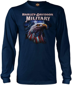 Harley-Davidson Military - Men's Graphic Long-Sleeve T-Shirt - Overseas Tour | Patriot Eagle