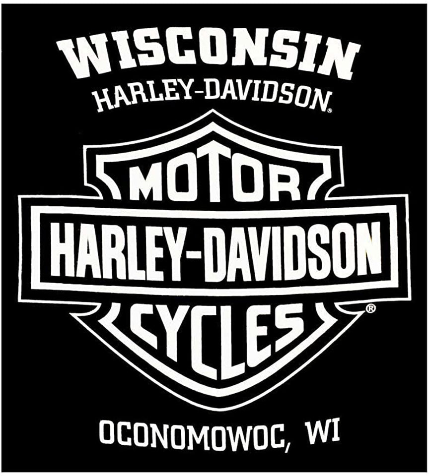 Harley-Davidson Men's Remarkable B&S Short Sleeve Crew-Neck T-Shirt, Black