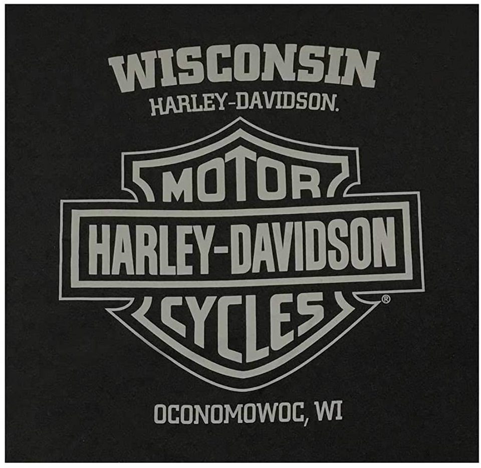 Harley-Davidson Men's Original Customs All-Cotton Short Sleeve T-Shirt - Black