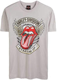 Harley-Davidson Men's Rolling Stones Start Me Up Short Sleeve Tee - Silver Gray