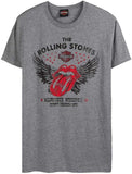 Harley-Davidson Men's Rolling Stones Winged Short Sleeve Crew T-Shirt - Gray