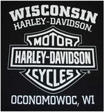 Harley-Davidson Men's Knucklehead Engine Authentic T-Shirt Black 30298302