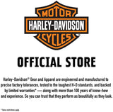 Harley-Davidson Men's Classic Logo Slim Fit Full-Zip Hoodie (Black)