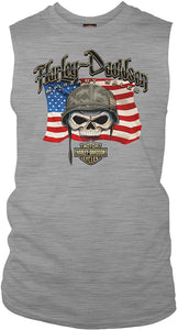 HARLEY-DAVIDSON Men's Muscle Tee - Willie G Flag | Overseas Tour