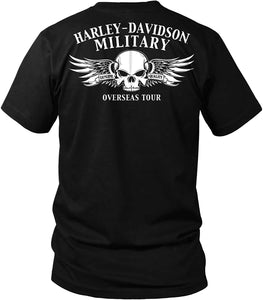 Harley-Davidson Military - Men's Short Sleeve Graphic T-Shirt - Overseas Tour | Dog Tags