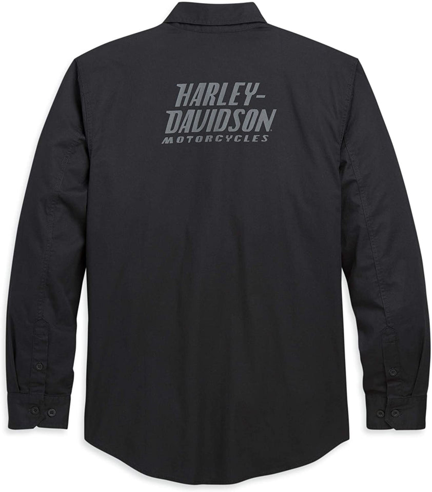 Harley-Davidson Men's Chest Pocket Logo Button-Down Shirt