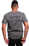 Harley-Davidson Mens Over Spray Willie G Skull Grey Short Sleeve T-Shirt