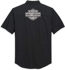 Harley-Davidson Men's Textured Short Sleeve Shirt