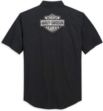 Harley-Davidson Men's Textured Short Sleeve Shirt